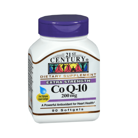 21st Century Co Q-10 200 Mg Softgels Extra Strength 90 Soft Gels
