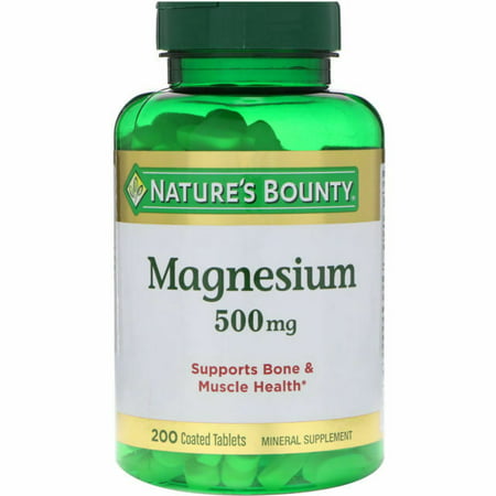 Nature S Bounty Magnesium 500 Mg Mineral Supplement - 200 Tablet