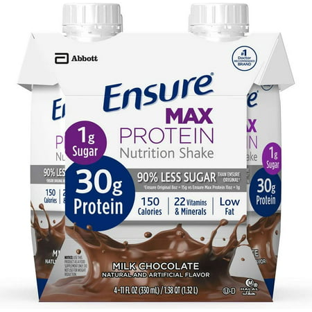 Ensure Max Protein Nutrition Shake Milk Chocolate -- 11 Fl Oz