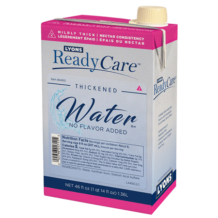 Thickened Water No Flavor Added  Sugar Free - Nectar/Level 2