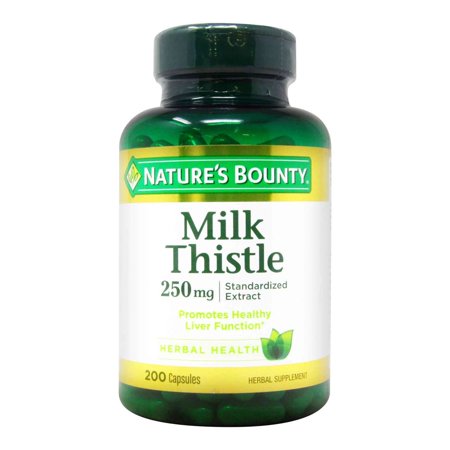 Natures Bounty Milk Thistle - 250 Mg - 200 Capsules