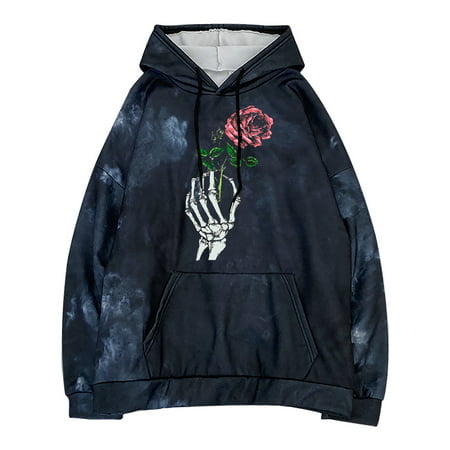 Plus Size Hoodies for Women Clearance Casual Long Sleeve Ladies Sweatshirts with Hood Printing Tops