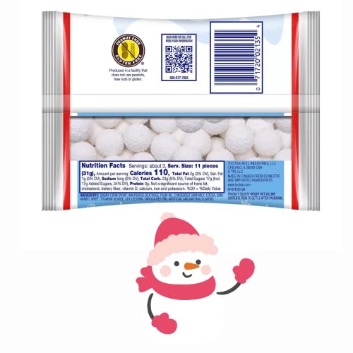 Tootsie Roll Holiday Snowballs  3.5oz Tootsie Roll Snowballs Are Gluten Free and Peanut Free! Snowball Candy for Stocking Stuffers thumbnail