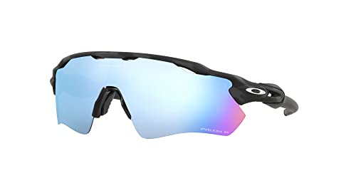 Oakley OO9208 Radar Ev Path Sunglasses+ Vision Group Accessories Bundle(Matte Black Camo/ Prizm Deep Water Polar (9208C0)