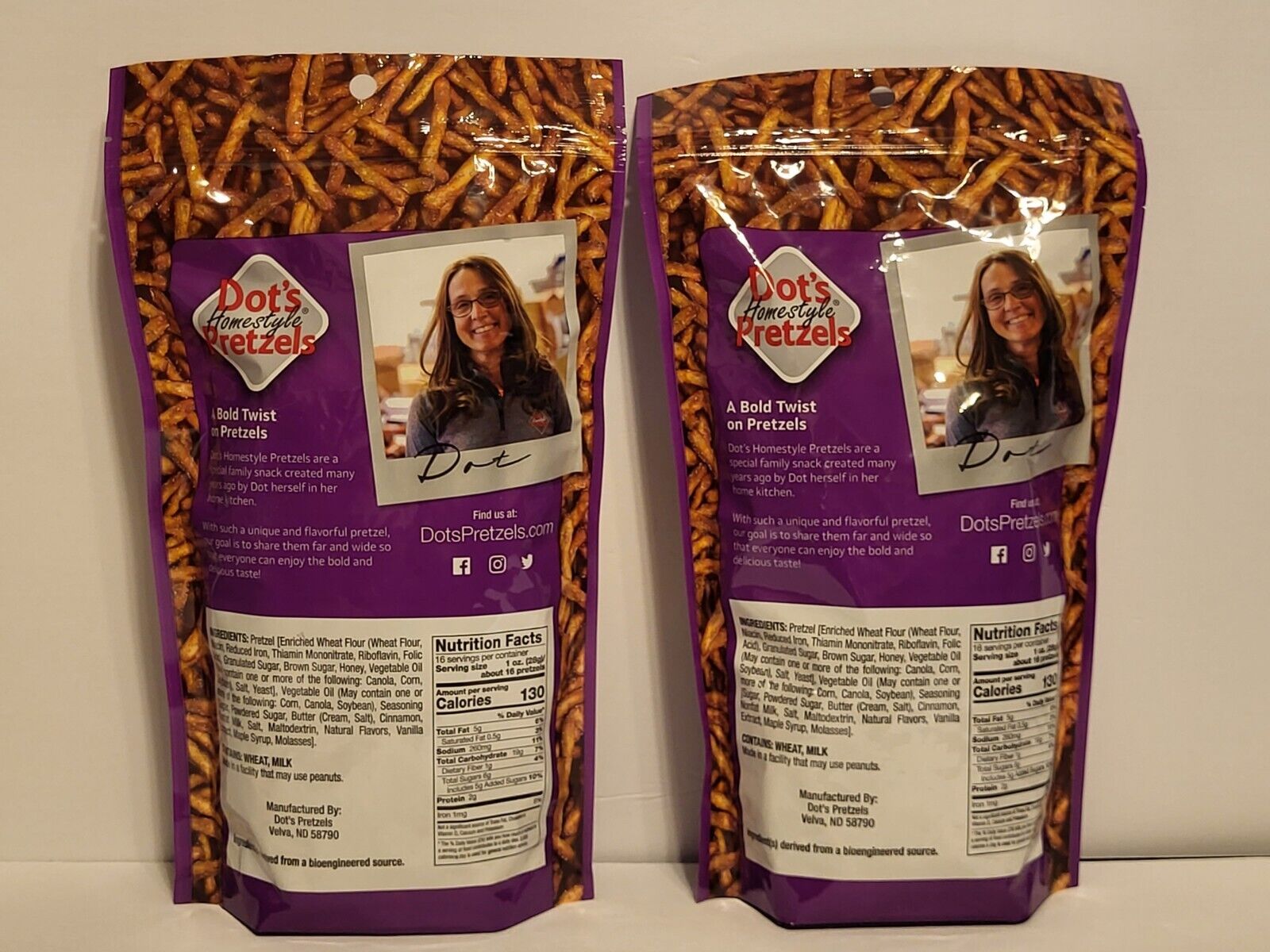 Dot's Homestyle Pretzels Cinnamon Sugar Twists - 16oz thumbnail