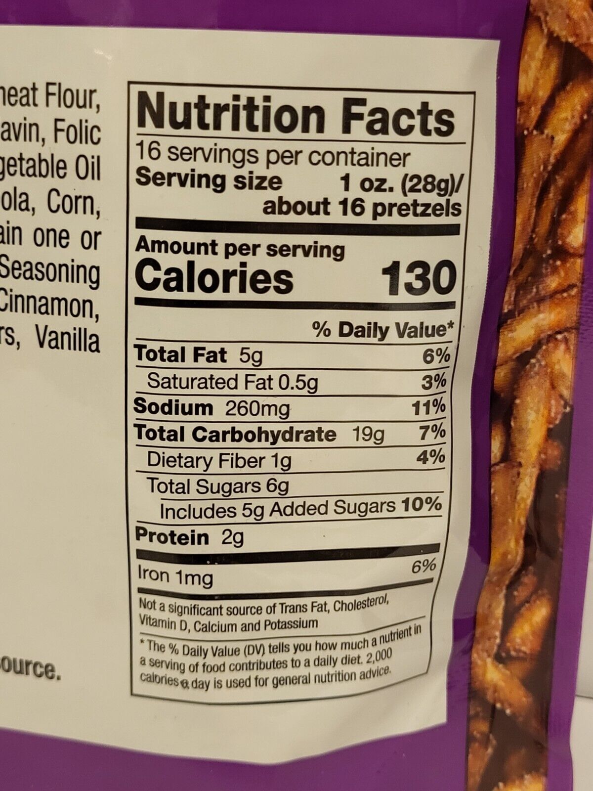 Dot's Homestyle Pretzels Cinnamon Sugar Twists - 16oz thumbnail