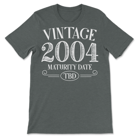 Born in Year 2004 Vintage Shirt - Maturity TBD
