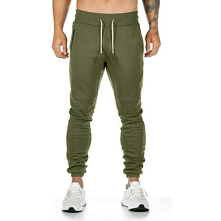 Tokmisa Ri075 Men S Drawstring Zipper Pocket Running Fitness Pants #5075 Pants