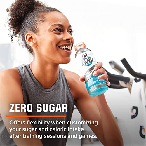Gatorade Zero with Protein, 10g Whey Protein Isolate, Zero Sugar, Electrolytes, 3 Flavor Variety Pack, 16.9 Fl Oz, 12 Pack thumbnail