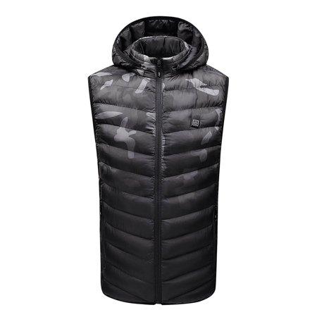 Usupdd Outdoor Warm Clothing Heated for Riding Skiing Fishing Charging Via Heated Coat Usupdd WEE220811-6678