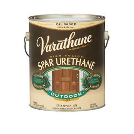 Varathane 9332 Exterior Spar Urethane Satin  1-Gallon  Clear Gloss