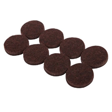 Shepherd Hardware 9862 Round Self-Adhesive Pad  1 Inch  Brown