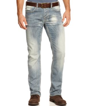 Buffalo Six Stretch Jean - Blue 33/32, Men's