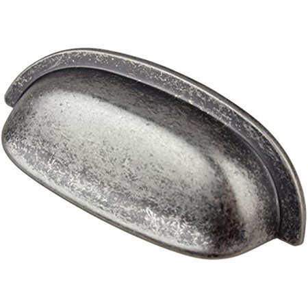 GlideRite Hardware 4081-WN-25 2.5 Inch CC Classic Bin Cabinet Pull 25 Pack  Weathered Nickel Finish
