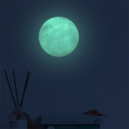 DDgui New Upgraded 30cm 3D Planet Fluorescent Wall Sticker Removable Glow in the Dark Sticker DDgui LEE220922-7950