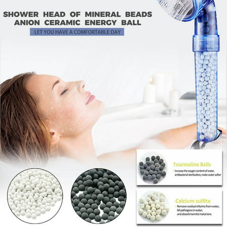 Usupdd New Ionic Shower Head Filter Ball Replacement Nature Energy Stone Ball UK Usupdd WAA220817-6755