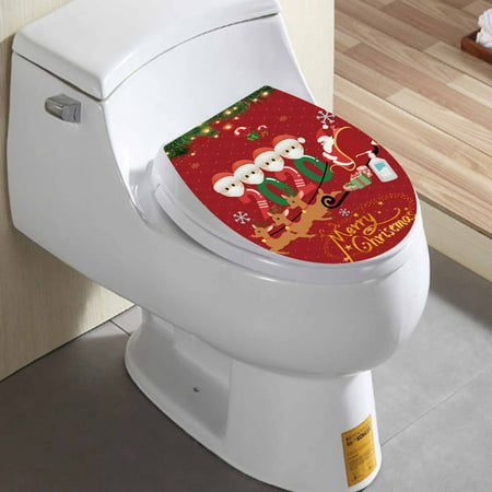 Christmas Decoration Toilet Stickers Survivors Family Refrigerator Wall Sticker - 2022 New Toys Christmas Decoration Toilet A812#3252