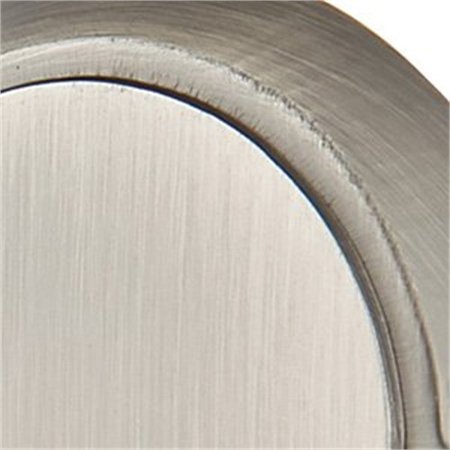 Emtek 2255B Rubber Tipped Brass Wall Mounted Door Stop with Choice of Rosette Pewter Door Stop Wall Stop Concave Bumper