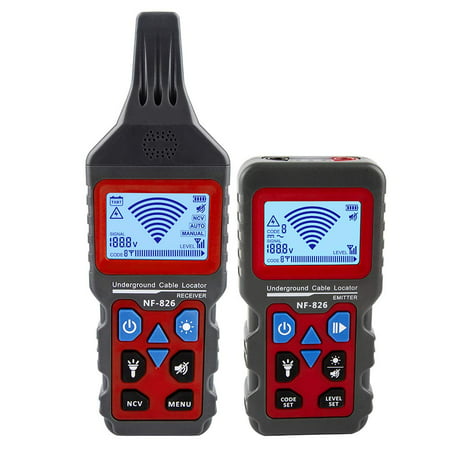 Underground Cable Tester Locator Wire Tracker Finder Detecting Wall and Underground Cables  Power Lines  Water and Gas Supply Pipe Path .--