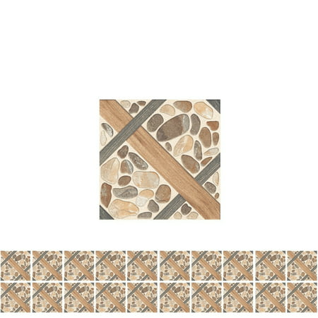 MIANHT Imitation Wood Texture Tile Sticker Antique Self-adhesive Tile Sticker Retro - 2022 Imitation Wood Texture L-#1128