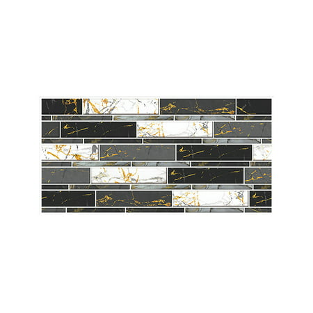 Fiudx Striped Tile Paste Kitchen Bathroom Dormitory Restaurant Rental Room Wall Floor Decoration Wall Stickers 2658