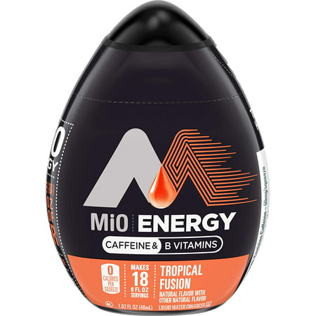 MiO Energy Tropical Fusion Liquid Water Enhancer Drink Mix (1.62 Fl Oz Bottles  Pack of 12)