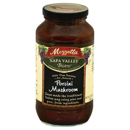 Mezzetta Porcini Mushroom Pasta Sauce  25 Oz (Pack of 6)
