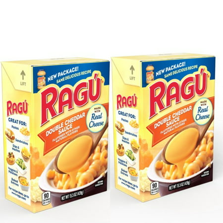 Ragu Double Cheddar Cheese Sauce  15.5 Oz Pack of 2