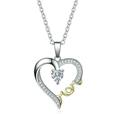 DDgui New Fashion Love Heart Shaped Necklace Fashion Jewelry Perfect Memorial Pendant Jewelry Gift DDgui LAA220927-9657