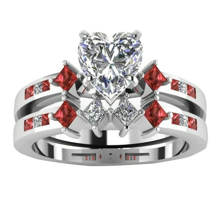 Luxury Shiny Jewelry Full Diamond Rings Wedding Bridal Rings Promise Rings - Uscallm Home 2022 a#1128