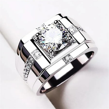 Usupdd Valentine S Day Fashion Ring Jewelry Men S Ring Domineering Luxury Diamond Ring Usupdd WDD220815-9764