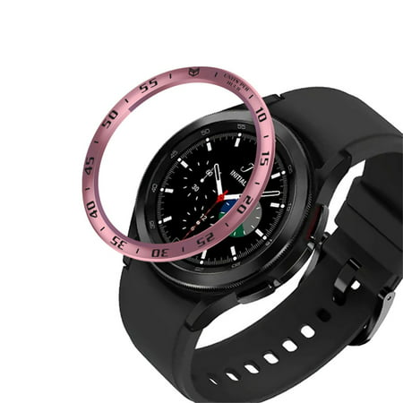 FengLS Metal Watch Ring Compatible with Samsung Galaxy Watch4 42mm  Scratch Protection Metal Case 09-Electronics-12A#7950 Electronics MYFMetal Watch R