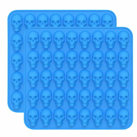Usupdd 2PCS Halloween Hot 40 Even Skull Ice Grill Baking Small Skull Halloween DIY Candy Tool WLL220811-6222