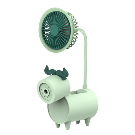 FengLS Fun Fan Student Pen Holder Fan Pencil Sharpener Fan Multi-function Fan Cartoon USB 09-Home MM-19A#5796 Home MYFFun Fan Student