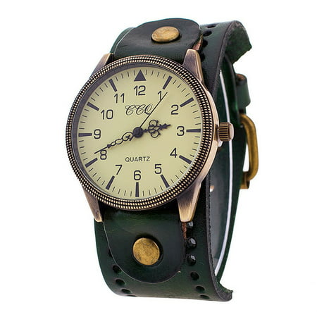 Miximx CCQ Brand Leather Vintage Watch Men Women Wristwatch Quartz - Gifts for Couples  Adult  Wedding  Friends  AnniversaryCCQ Brand Leather a-a#3119