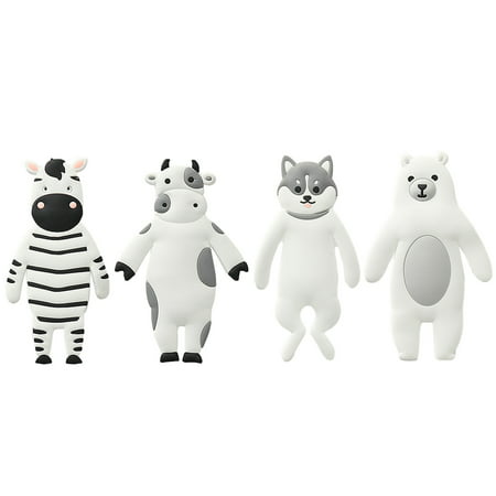 MIANHT Cute Animal Hanger Wall Door Keychain Decoration Frame Cartoon Free Punch Hook - 2022 Cute Animal Hanger M-#9585