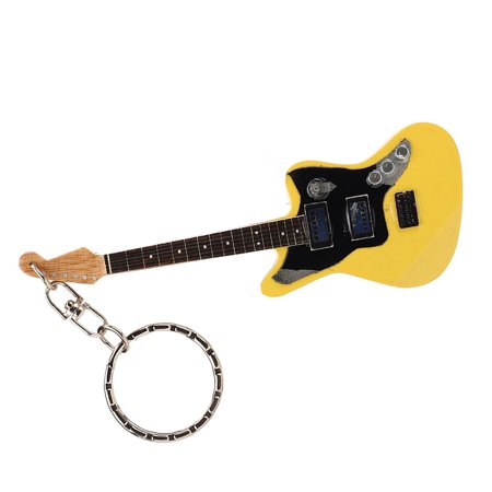 Guitar Keyring  Portable Metal Guitar Keychain Exquisite for Music Lover for Daily Life Work 01 02 03 04 06 07 08 09 10