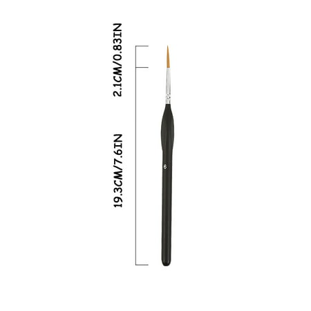 DDgui New Upgraded Hook Line Pen Nylon Tip Hook Line Watercolor Gouache Oil Painting Brush DDgui LBB220922-6678