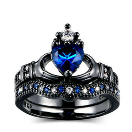Usupdd Handmade Luxury Cut Ring  Hand Holding Heart-Shaped Crown Hand Jewelry Ring Usupdd WCC220815-7751