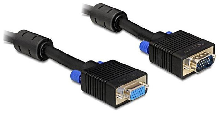 DeLOCK 5m VGA Cable VGA (D-Sub) Black