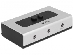 DeLOCK 87699 Audio Switch Black, Grey