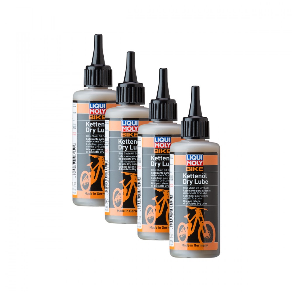 4x Liqui Moly 6051 Bike Kettenöl Dry Lube E-Bike Fahrrad Schmieröl Trocken 100