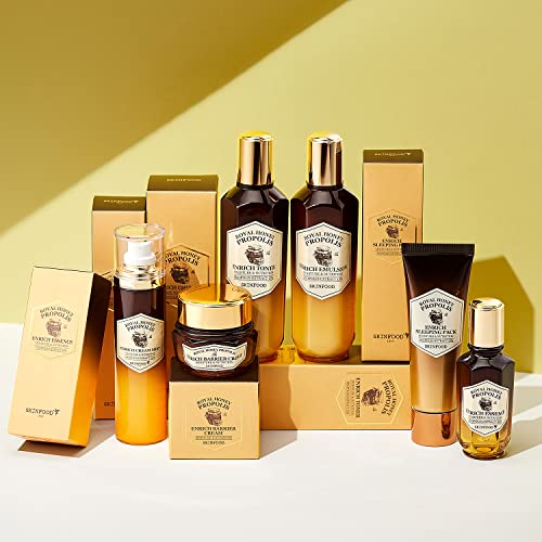 SKINFOOD Royal Honey Propolis Enrich Cream Mist 120ml, Facial Spray Mist with Honey Propolis for Instant Hydration and Moisturization, Face Hydrating thumbnail