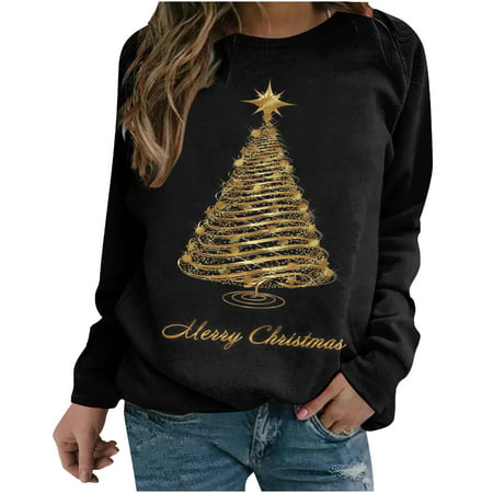Sentmoom Fall Blouses for Women Dressy  Classic Fitted Henley Shirts Crewneck Temperament Loose Blouses Long Sleeves Dressy Solid T-Shirt Solid Regula