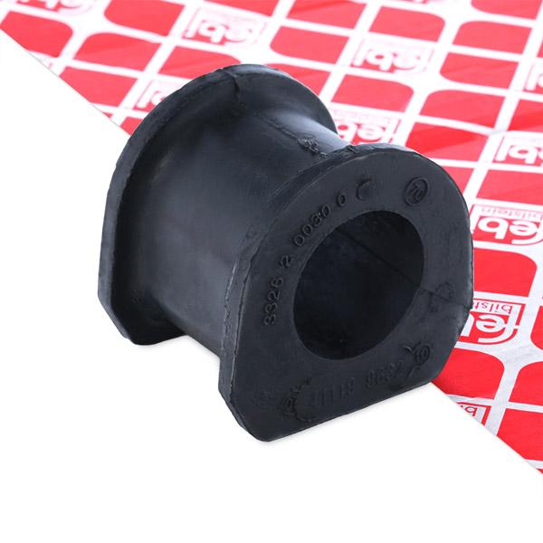 FEBI BILSTEIN 41119 Stabilizer Bushes Front Axle Left, Rubber