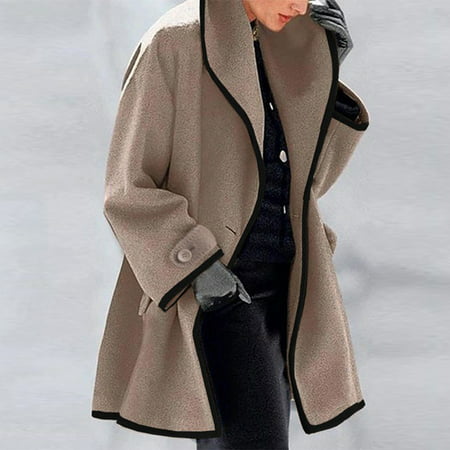 Tokmisa Ti129 Fashion Womens Warm Faux Coat Cardigan Winter Solid Long Sleeve Outerwear #1136 Co