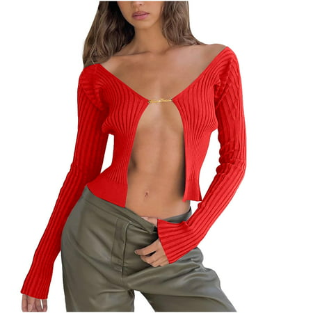 Uscallm Crochet Cardigan for Women Lightweight  Women Cardigans Lightweight Button Cardigan for Women Lightweight Fall Pumpkin Skull Rose Cardigan Tre