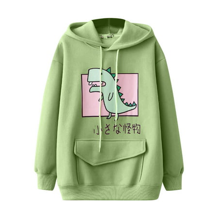 Sentmoom Sweatshirt for Women Graphic  Vintage Graphic Tshirt Long Sleeve Workwear Blouse Top Shirts Button Down Drawstring Pullover Sweatshirts Comfy