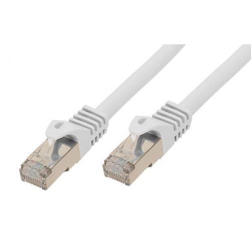 Alcasa 10m Cat.7 S/FTP Networking Cable White Cat7 S/FTP (S-STP)