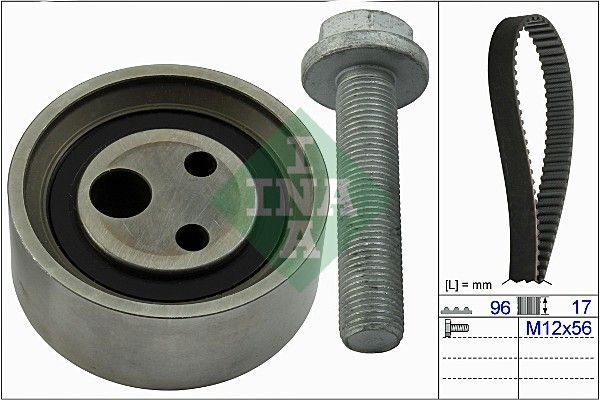 INA 530 0490 10 Timing Belt Kit Number of Teeth 1: 96